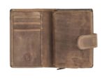 Greenburry Bőr kártyatartó 8x10cm aprópénztartóval - Image 3