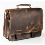 B&A sportos bőr aktatáska állítható vállpánttal 40*33 cm