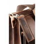 B&A sportos bőr aktatáska állítható vállpánttal 40*33 cm - Image 6