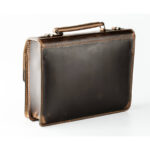 B&A valódi bőr férfi táska lecsatolható állítható méretű vállpánttal rekeszekkel 33*27 cm - Image 3