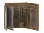 Greenburry bőr pénztárca 10x12cm láncos motorkerékpár motívummal - Image 2