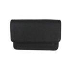 B&A bőr, patenttal záródó övtáska 16,5*10,5*4 cm