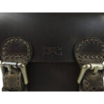 B&A kisméretű bőr oldaltáska belső válaszfallal állítható hosszúfogóval 15,5*17 cm - Image 5