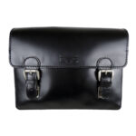 B&A valódi bőr férfi oldaltáska két belső rekesszel állítható vállpánttal 27*21 cm