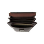 B&A valódi bőr oldaltáska állítóható hosszúfogóval két részre osztott belső résszel 21,5*25,5 cm - Image 2