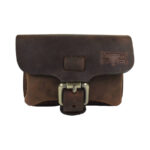 B&A  bőr mini övtáska két belső rekesszel 12*5*9 cm - Image 3