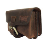 B&A  bőr mini övtáska két belső rekesszel 12*5*9 cm - Image 4