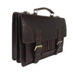 B&A bőr sarokdíszes férfi táska tolltartóval tároló rekeszekkel A/4es iratok tárolására 39*25,5 cm - Image 8